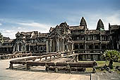 Angkor Wat temple, the third enclosure, the west terrace, the so-called Grand Terrace.